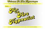 Screenshot of new Mr and Mrs Hypnotist website