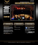The original home page as viewed in the Safari browser Presidential Air's original home page